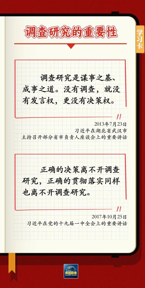 學習卡丨如何深入調(diào)查研究？跟總書記學習“五字訣”