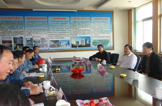 劉崇珩、馮志洪蒞臨青海物產(chǎn)北川工業(yè)物流園參觀