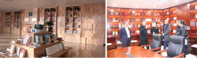 省委常委、省總工會(huì)主席馬吉孝同志來(lái)我司為全國(guó)職工書屋示范點(diǎn)揭牌