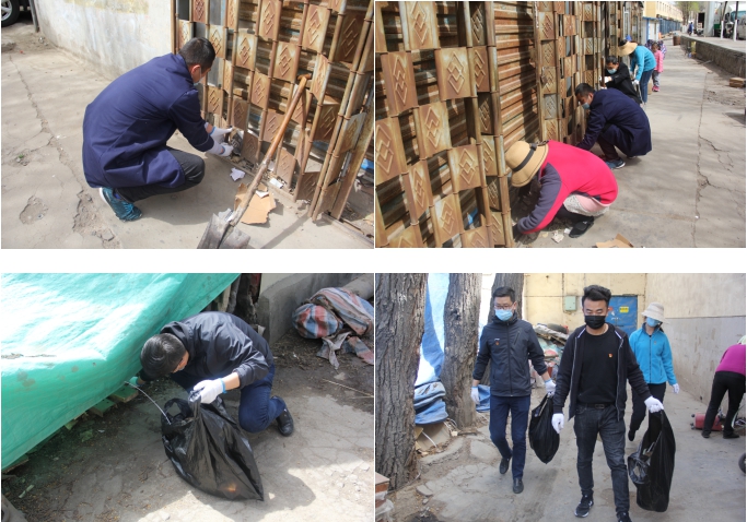 中共青海省第三建筑工程有限公司支部委員會開展“黨旗領航，愛衛(wèi)同行”主題黨日活動